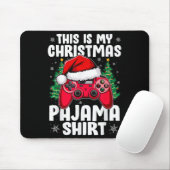 This Is My Christmas Pajama Video Game Gamer Boys Mousepad (Mit Mouse)