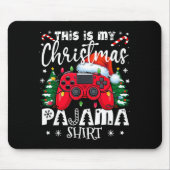 This Is My Christmas Pajama Video Game Gamer Boys Mousepad (Vorne)