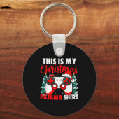 This Is My Christmas Pajama Video Game Gamer Boys Schlüsselanhänger (Vorderseite)