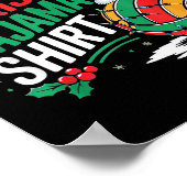 This Is My Christmas Pajama Volleyball Srt Xmas Poster (Ecke)