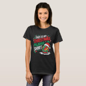 This Is My Christmas Pajama Volleyball Srt Xmas T-Shirt (Vorne ganz)