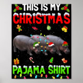 This Is My Christmas Pajama Xmas Hip Squad T Shirt Poster (Vorne)