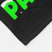 This Is My Christmas Pajamas Funny Santa Playing I Fleecedecke (Ecke)