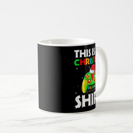 This Is My Christmas Pajamas Funny Video Game Game Kaffeetasse (VorderseiteRechts)
