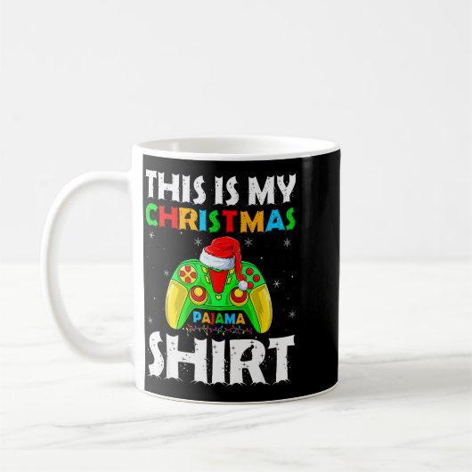 This Is My Christmas Pajamas Funny Video Game Game Kaffeetasse (Links)