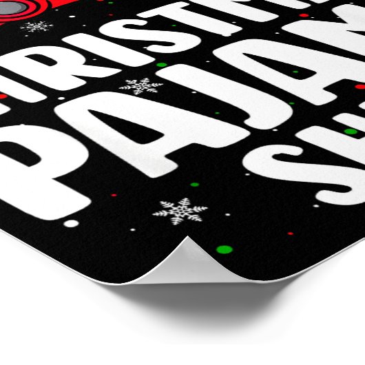 This Is My Christmas Pajamas Funny Video Game Game Poster (Ecke)