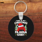 This Is My Christmas Pajamas Video Game Gamer Boys Schlüsselanhänger (Vorderseite)