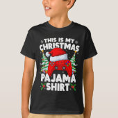 This Is My Christmas Pajamas Video Game Gamer Boys T-Shirt (Vorderseite)