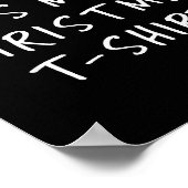 This Is My Christmas T Shirt - Funny Slogans  Poster (Ecke)