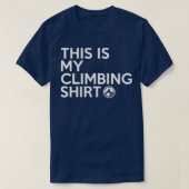 This is my climbing T-Shirt (Design vorne)