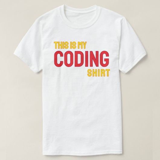 This is my coding shirt (Design vorne)