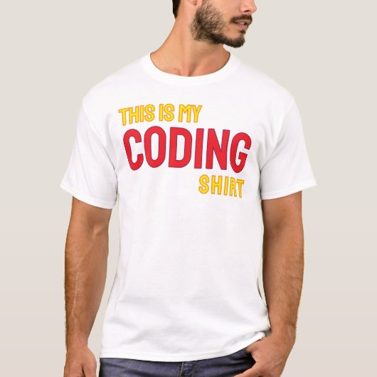 This is my coding shirt (Vorderseite)