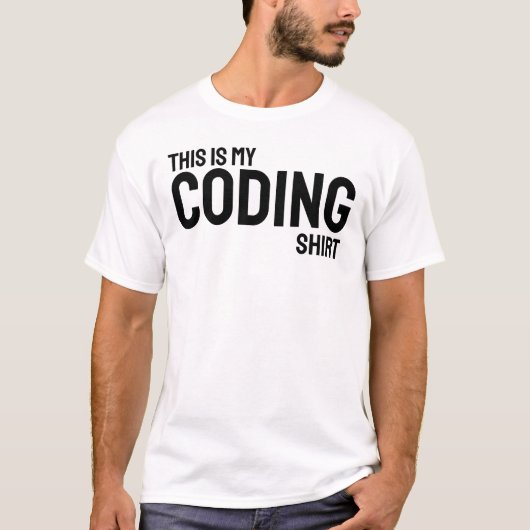 This is my coding shirt (Vorderseite)