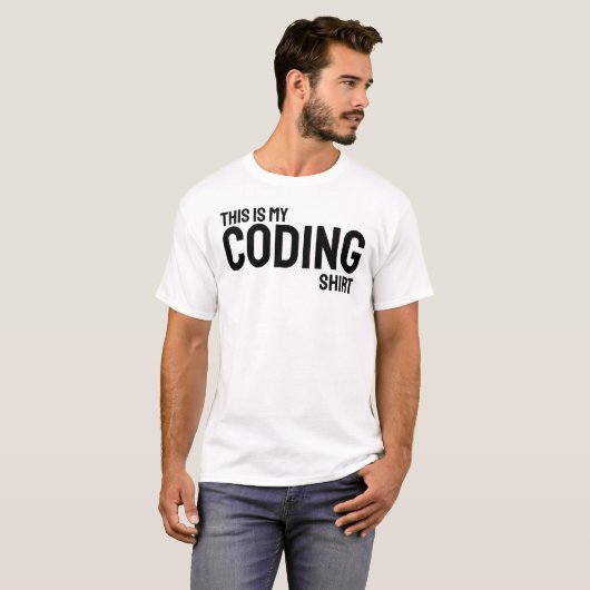 This is my coding shirt (Vorne ganz)