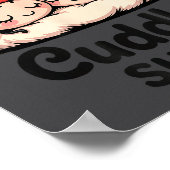 This Is My Cuddle Shirt Cute Ladybug Couple  Poster (Ecke)