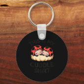 This Is My Cuddle Shirt Cute Ladybugs Cozy Matchin Schlüsselanhänger (Vorderseite)