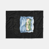 This Is My Cuddle Shirt Funny Frog Couple Fleecedecke (Vorderseite (Horizontal))