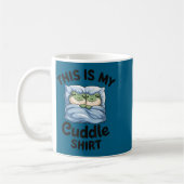 This Is My Cuddle Shirt Funny Frog Couple Kaffeetasse (Links)