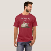 This is my Day Off Cat T-Shirt (Vorne ganz)