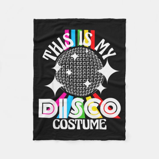 This Is My Disco Costume - 1970s Funky Party 70s G Fleecedecke (Vorderseite)