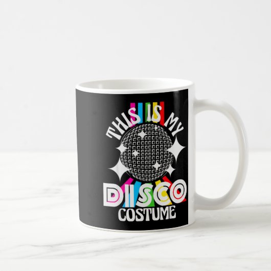 This Is My Disco Costume - 1970s Funky Party 70s G Kaffeetasse (Rechts)