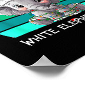 This Is My Dumb White Elephant Christmas Xmas Unde Poster (Ecke)