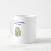 This Is My Emotional Support Mug – Funny Frog Coff Kaffeetasse (Vorderseite Links)
