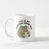 This Is My Emotional Support Mug – Funny Frog Coff Kaffeetasse (Links)