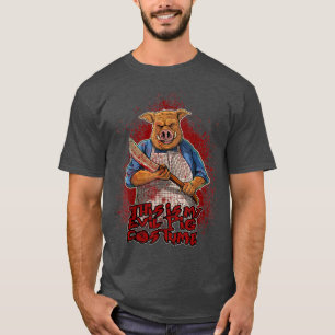 This Is My Evil Pig Kostüm Halloween Horror Graph T-Shirt