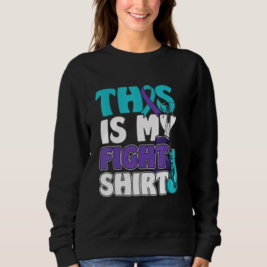 This Is My Figh Suicide Prevention Fighter Strong Sweatshirt (Vorderseite)