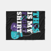 This Is My Fight Suicide Prevention Fighter Strong Fleecedecke (Vorderseite (Horizontal))