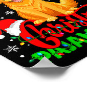 This Is My Golden Retriever Ugly Christmas Pajama Poster (Ecke)