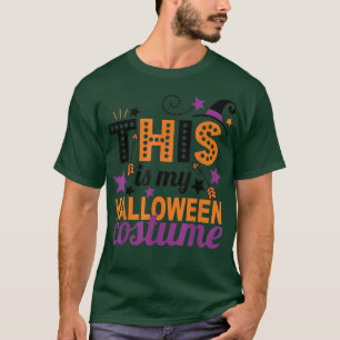 This Is My Halloween Anzug, Witch Hat Funny Hall T-Shirt