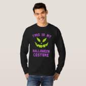 This Is My Halloween Costume With Scary Pumpkin Fa T-Shirt (Vorne ganz)