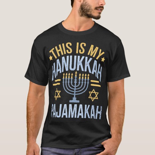 This Is My Hanukkah kah Funny T-Shirt (Vorderseite)