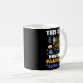 This Is My Hanukkah Pajamakah For Jewish Christmas Kaffeetasse (VorderseiteRechts)