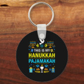This Is My Hanukkah Pajamakah For Jewish Christmas Schlüsselanhänger (Vorderseite)