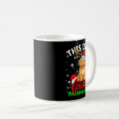 This Is My Havanese Dog Ugly Christmas Pajama Swea Kaffeetasse (VorderseiteRechts)