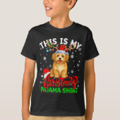 This Is My Havanese Dog Ugly Christmas Pajama Swea T-Shirt (Vorderseite)
