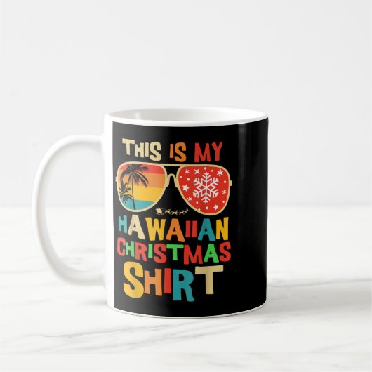 This Is My Hawaiian Christmas Pajama Matching Fami Kaffeetasse (Links)