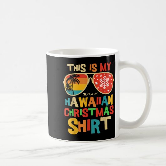 This Is My Hawaiian Christmas Pajama Matching Fami Kaffeetasse (Rechts)