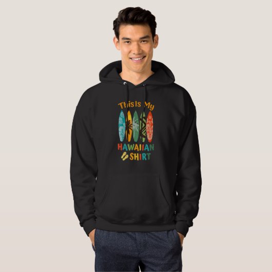 This Is My Hawaiian Luau.Aloha Hawaii Beach Pineap Hoodie (Vorne ganz)