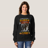 This Is My Human Costume I'm Really A Elephant Hal Sweatshirt (Vorne ganz)