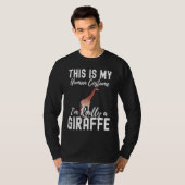 This Is My Human Costume I'm Really A Giraffe Anim T-Shirt (Vorne ganz)