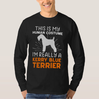 This Is My Human Costume I'm Really A Kerry Blue T T-Shirt