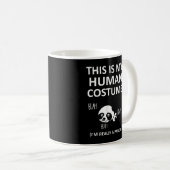 This Is My Human Costume Im Really A Panda Kaffeetasse (VorderseiteRechts)