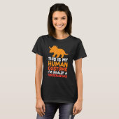 This Is My Human Costume I'm Really A Triceratops  T-Shirt (Vorne ganz)