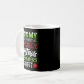 This Is My It's Too Hot For Ugly Christmas Sweater Kaffeetasse (Vorderseite Links)
