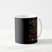 This Is My It's Too Hot For Ugly Christmas Sweater Kaffeetasse (VorderseiteRechts)
