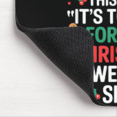 This Is My It's Too Hot For Ugly Christmas Sweater Mousepad (Ecke)